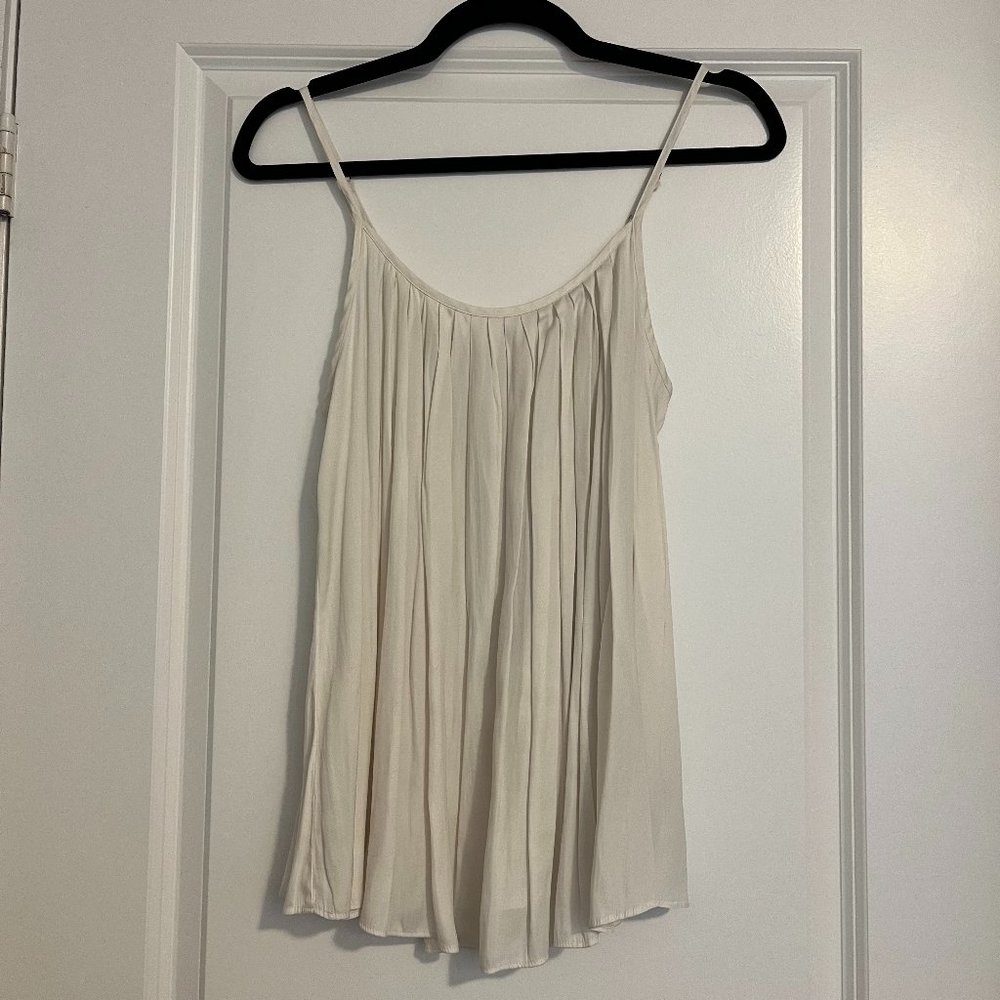 Pleated Satin Camisole